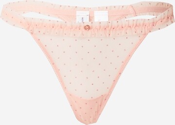 Women' Secret Thong in Pink: front