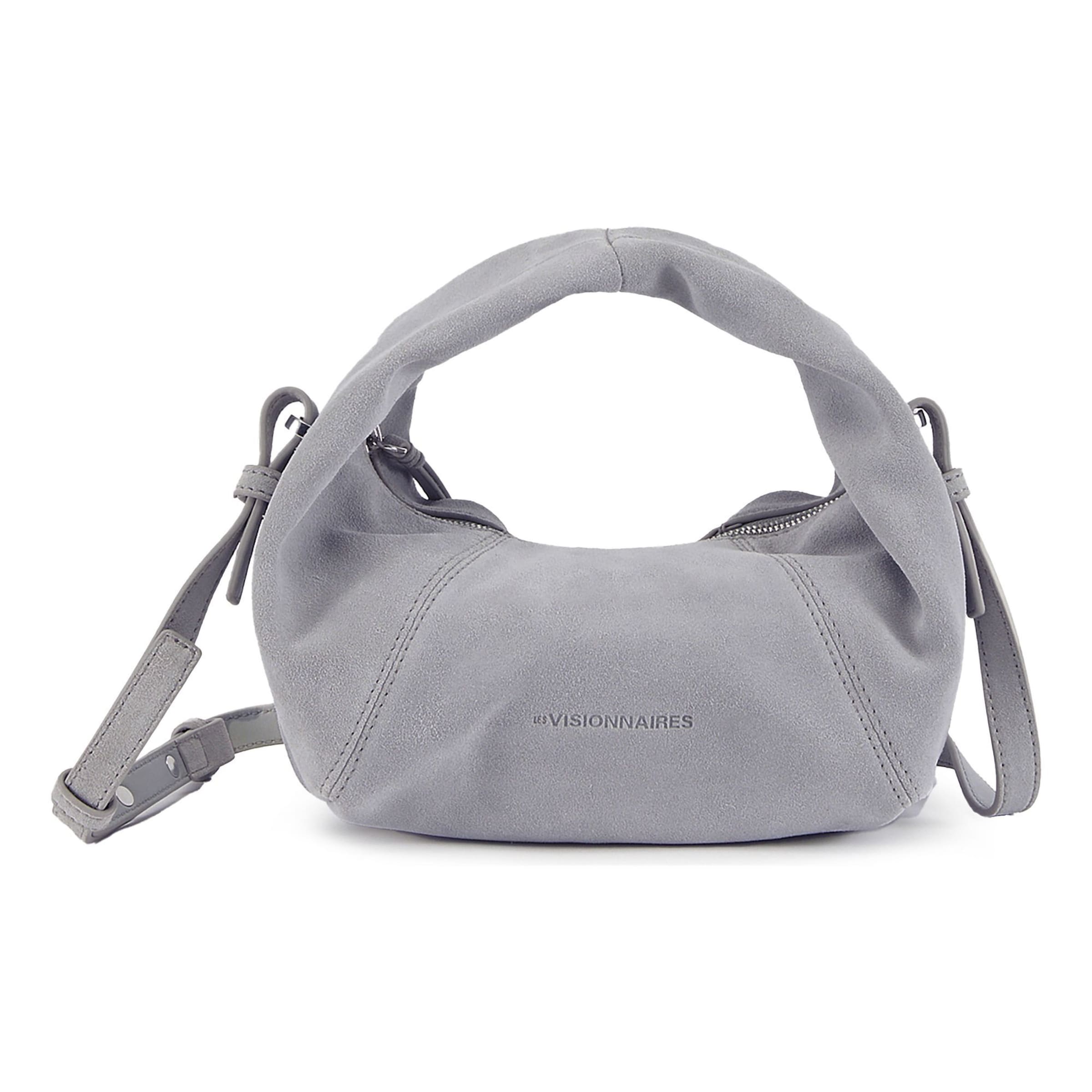 Sac à bandoulière 'Greta' Les Visionnaires en gris : devant