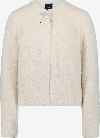 Giacca di felpa di zero in beige: frontale