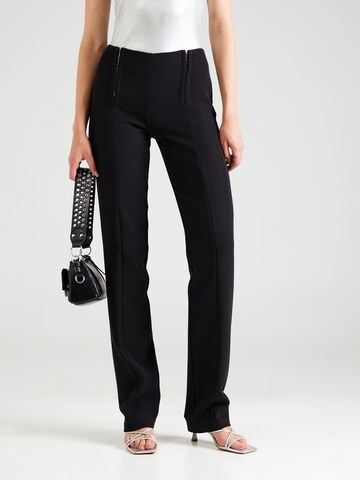 Regular Pantalon Chiara Ferragni en noir : devant