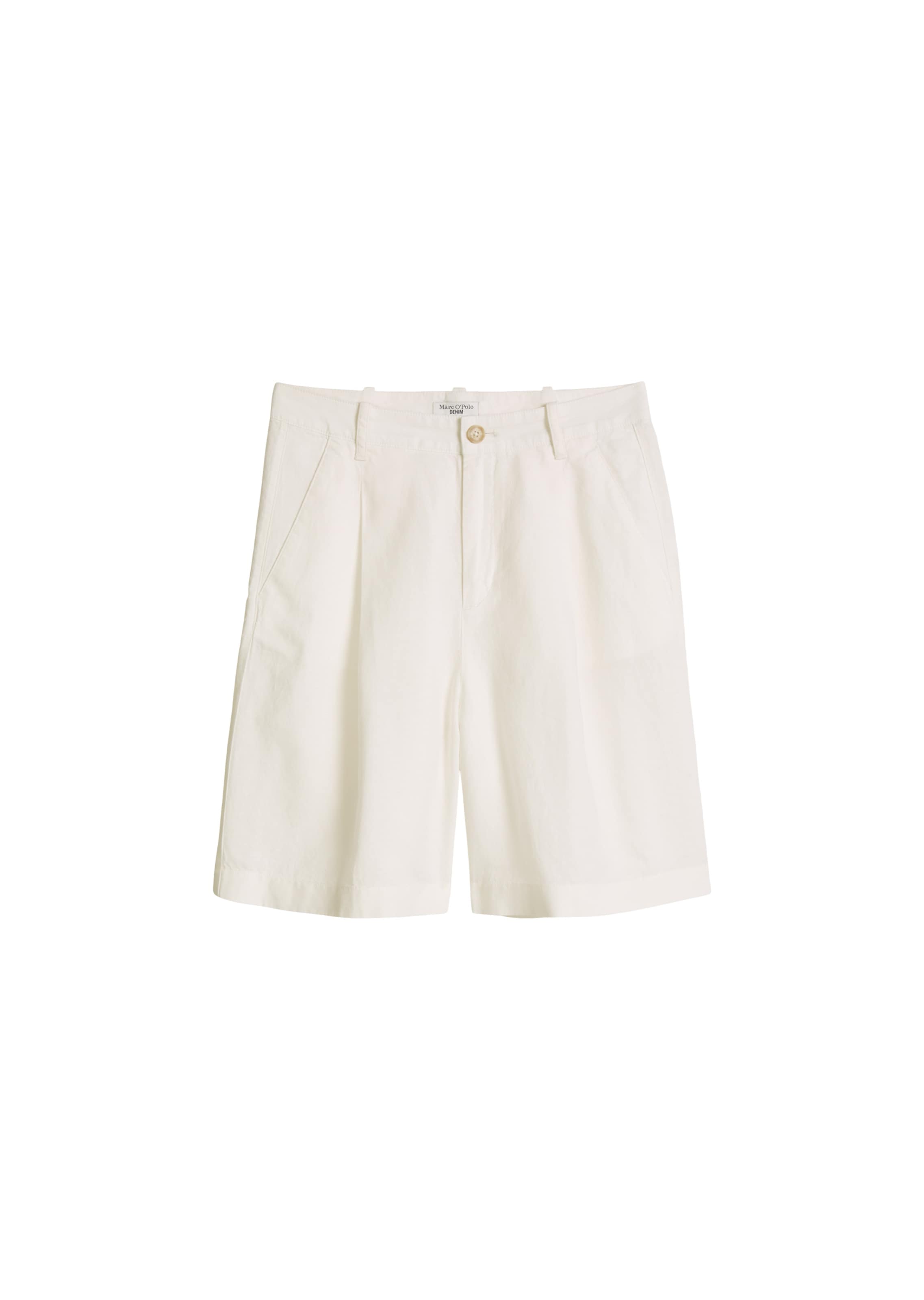 Marc O'Polo DENIM Regular Shorts in Weiß: Vorderseite