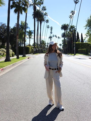 noar studios Широка кройка Панталон в бежово