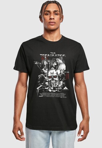 Merchcode T-Shirt 'The Terminator - Poster' in Schwarz: Vorderseite