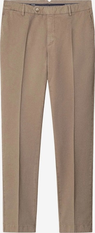 Hackett London Chino 'Kensington' in Bruin: voorkant