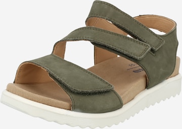 Legero - Sandalias 'MOVE' en verde: frente