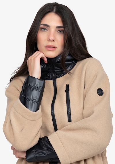 Sportalm Kitzbühel Wintermantel in beige / schwarz, Produktansicht