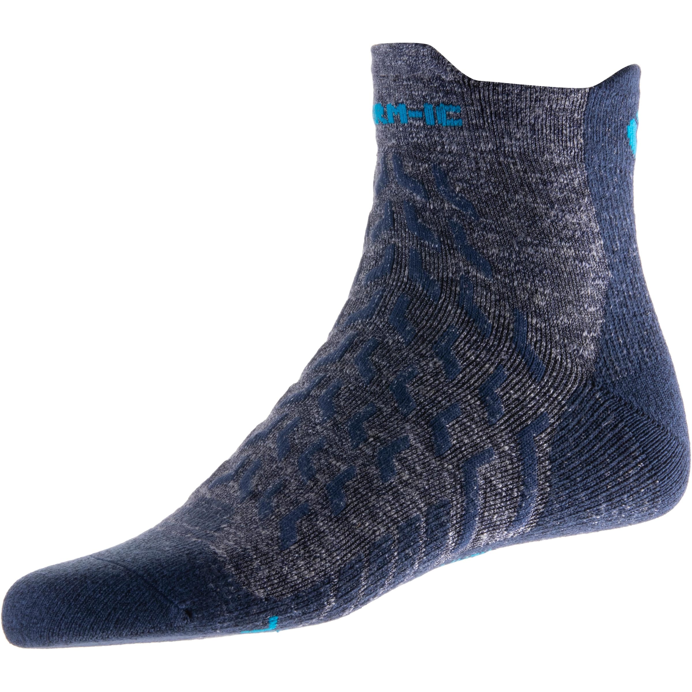 THERM-IC Athletic Socks in Grey: front