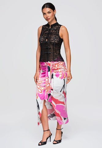 Ombre Top in Schwarz