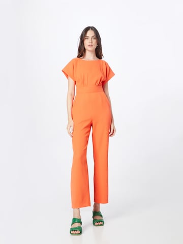 Closet London Jumpsuit in Orange: front