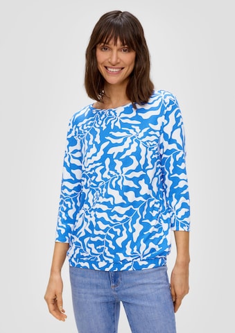 s.Oliver Shirt in Blauw: voorkant