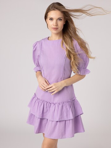 Laurella Dress in Purple: front