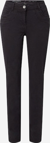 CECIL Slimfit Jeans in Grijs: voorkant