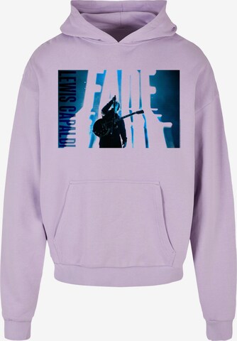 Merchcode Sweatshirt 'Lewis Capaldi - Live Photo Fade' in Purple: front