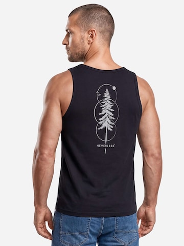 Neverless Shirt 'Outdoor Baum' in Black