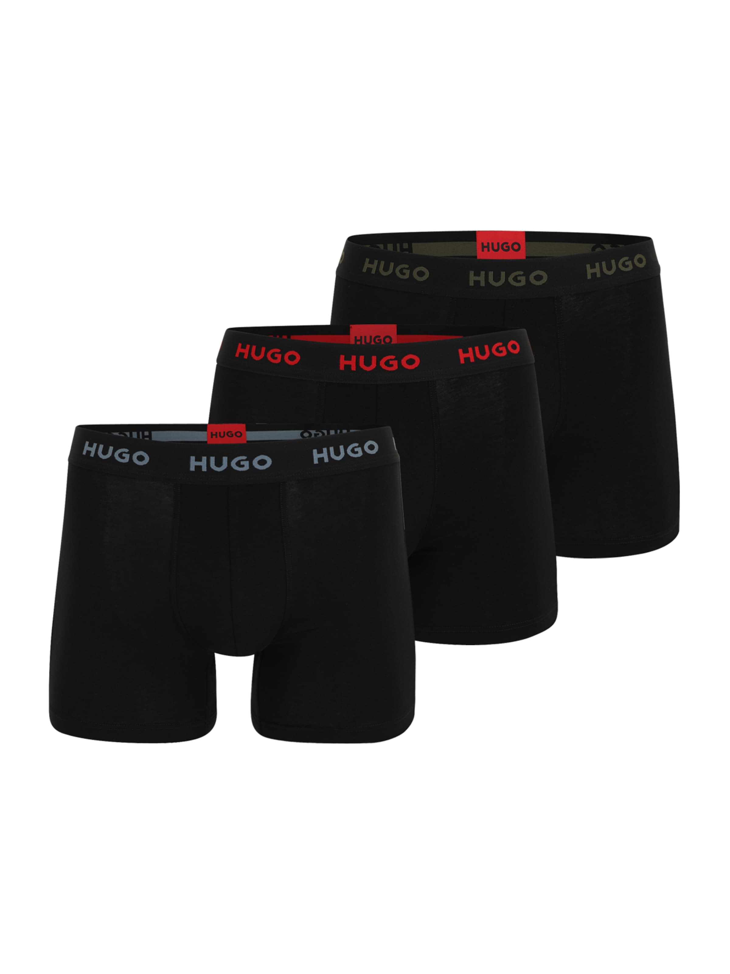 HUGO Boxer shorts in Black: front