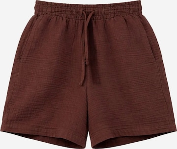Loosefit Pantaloni di MixRay in marrone: frontale