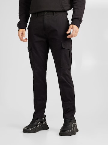 Coupe slim Pantalon cargo 'AUSTIN' Tommy Jeans en noir : devant