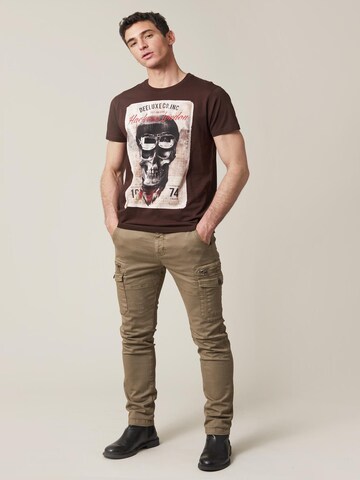 T-Shirt 'Clem' Deeluxe en marron