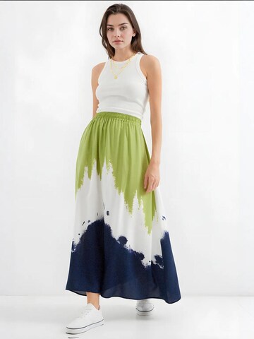Bigdart Skirt in Green: front