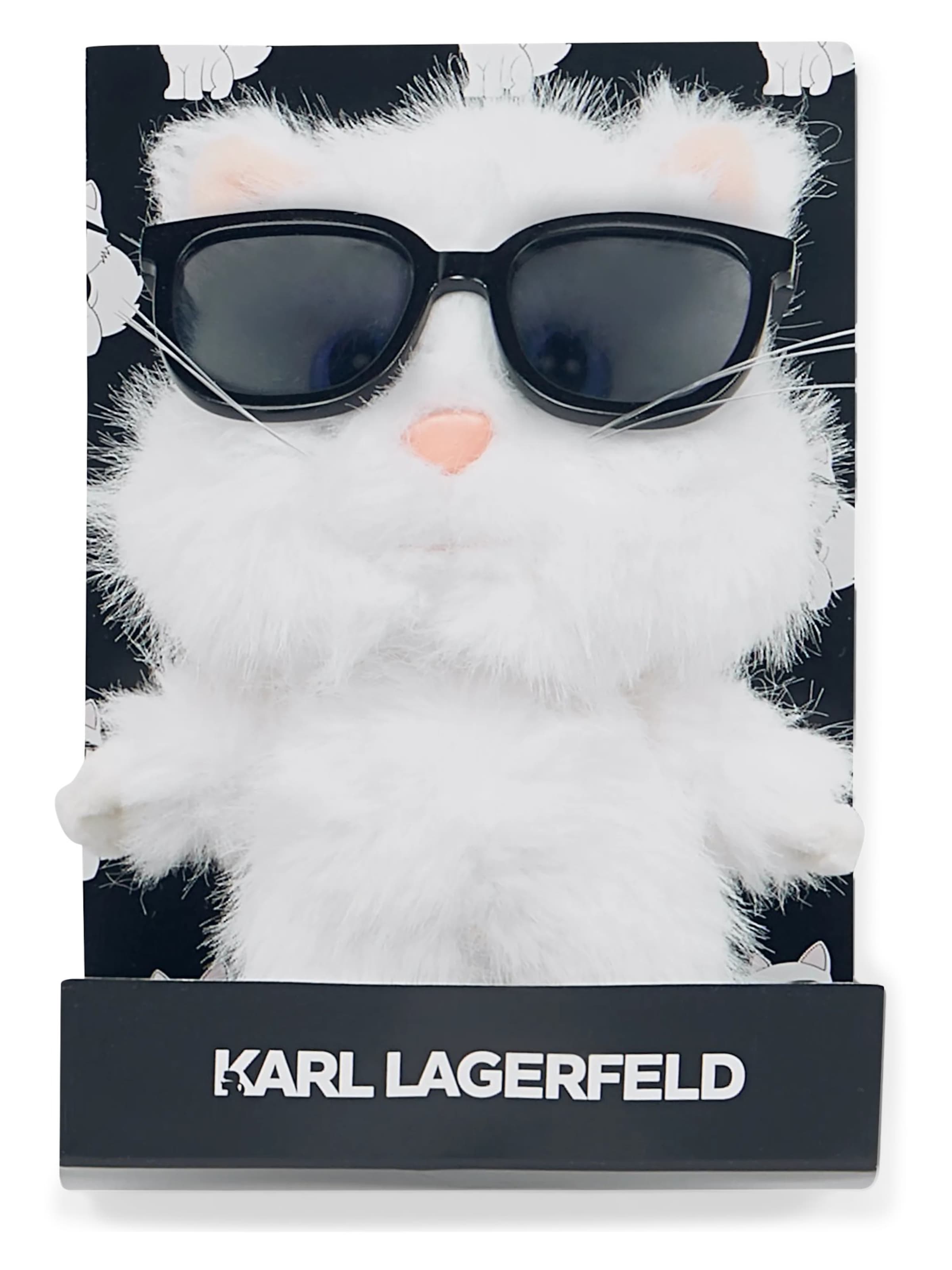 Karl Lagerfeld Μπρελόκ 'Ikon Choupette' σε λευκό