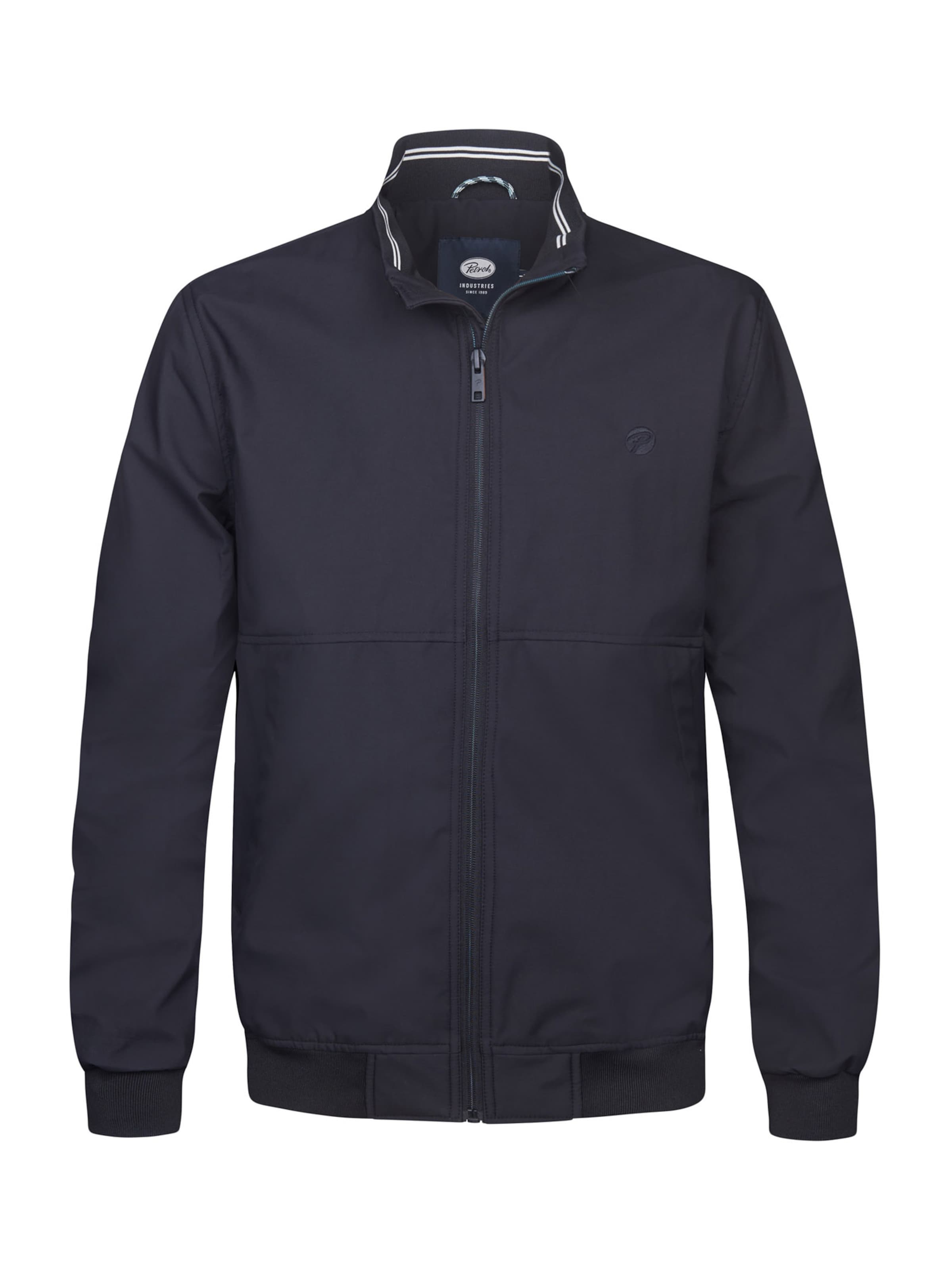 Petrol Industries - Chaqueta de entretiempo en negro: frente