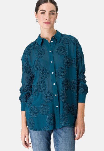 zero Blouse in Blue: front