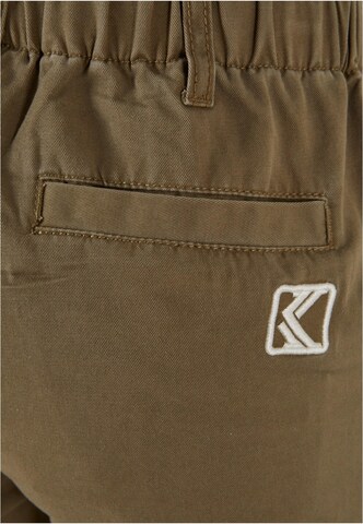 Wide Leg Pantalon cargo Karl Kani en vert