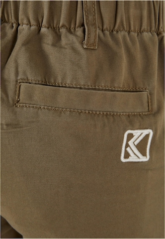 Wide Leg Pantalon cargo Karl Kani en vert