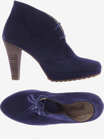 Paul Green Dress Boots in 39 in Blue: front