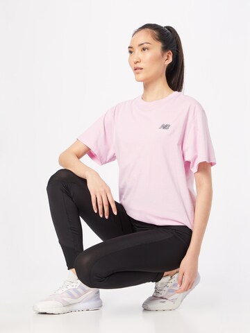 T-Shirt new balance en violet