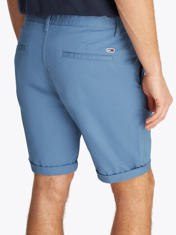 Tommy Jeans Slimfit Chinosy 'Scanton' w kolorze niebieski