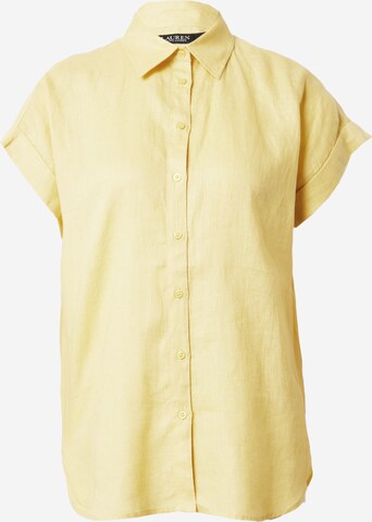 Lauren Ralph Lauren Blouse 'BROONO' in Geel: voorkant