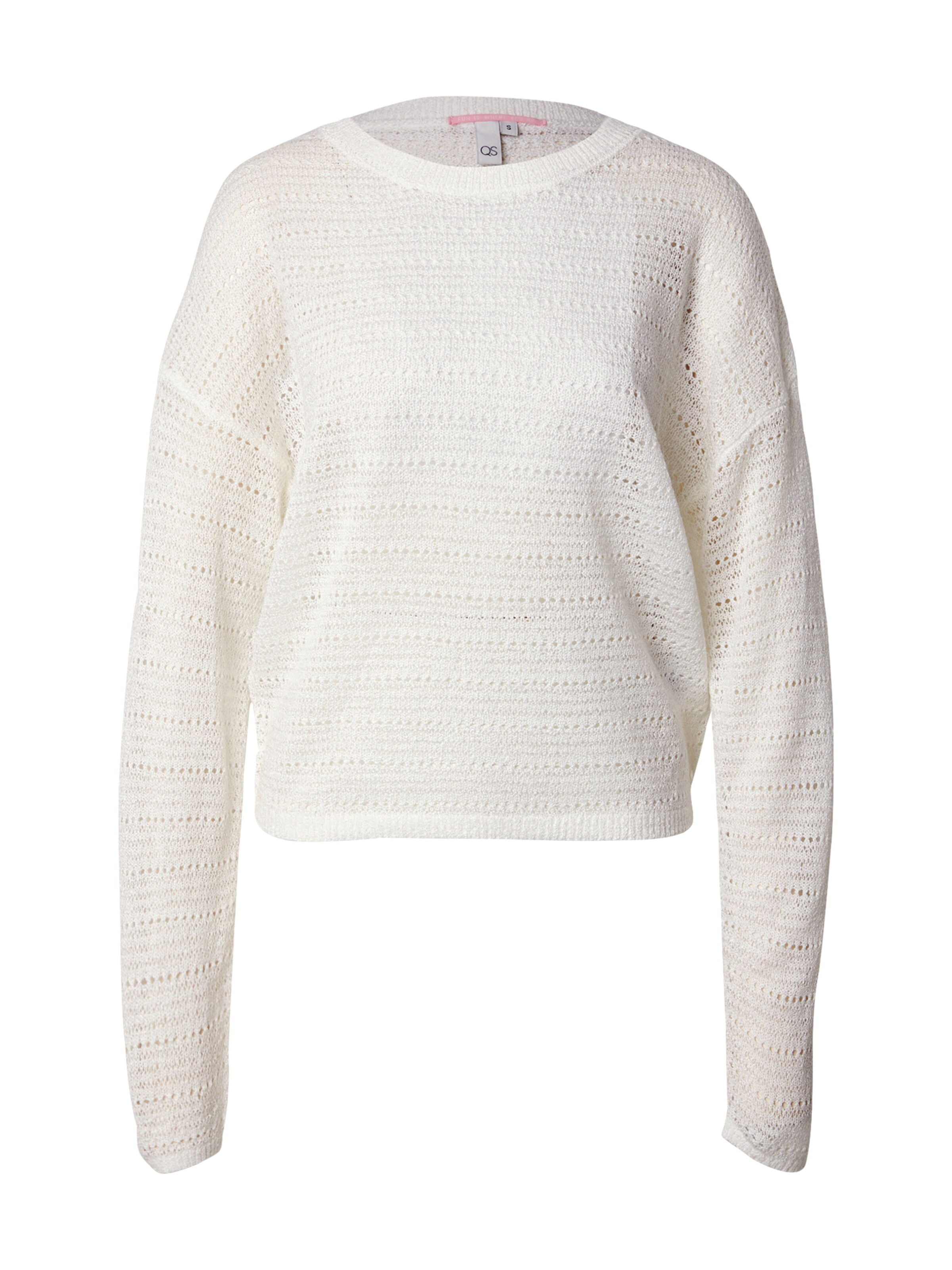 QS Pullover in Beige: Vorderseite