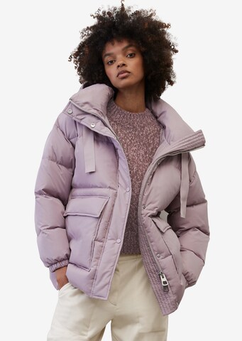 Marc O'Polo Winter Jacket in Purple: front