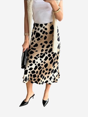 MixRay Skirt in Bronze: front