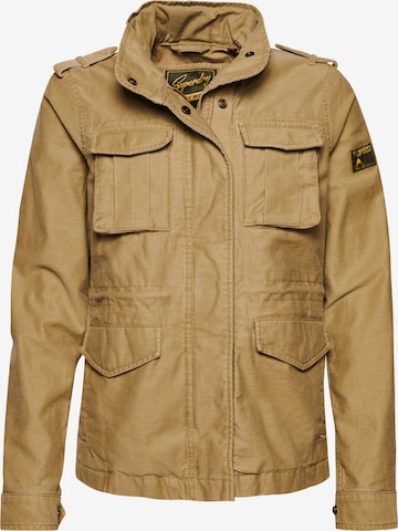 Veste mi-saison 'Vintage M65' Superdry en beige : devant