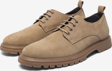 Bianco Lace-Up Shoes 'GIL' in Brown