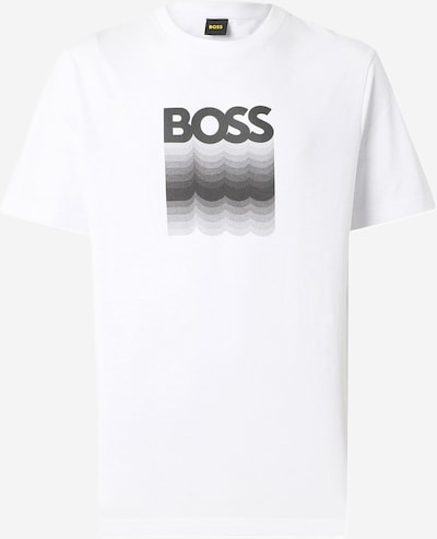 BOSS Majica 'Insignia' veličine S u siva / tamo siva / crna / bijela, Pregled proizvoda