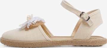 Pisamonas Sandalen in Beige: voorkant