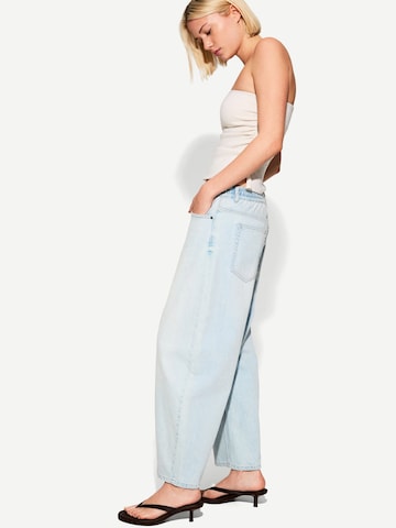 Baggy Jean Bershka en bleu