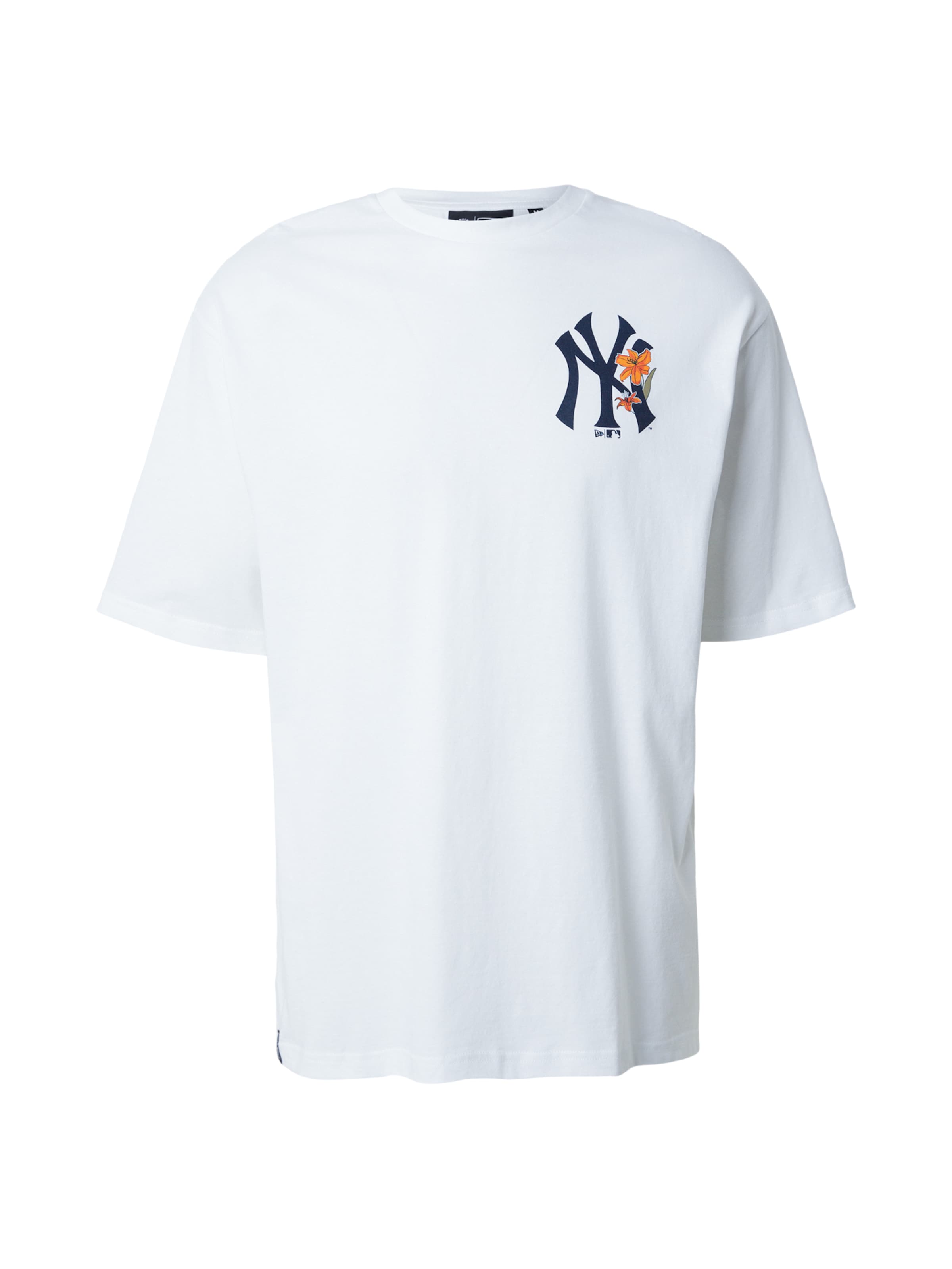 Tricou 'NEYYAN' de la NEW ERA pe alb: față