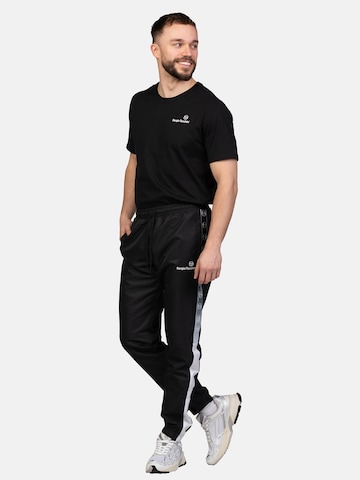 Sergio Tacchini Slim fit Workout Pants 'GRADIENTE' in Black