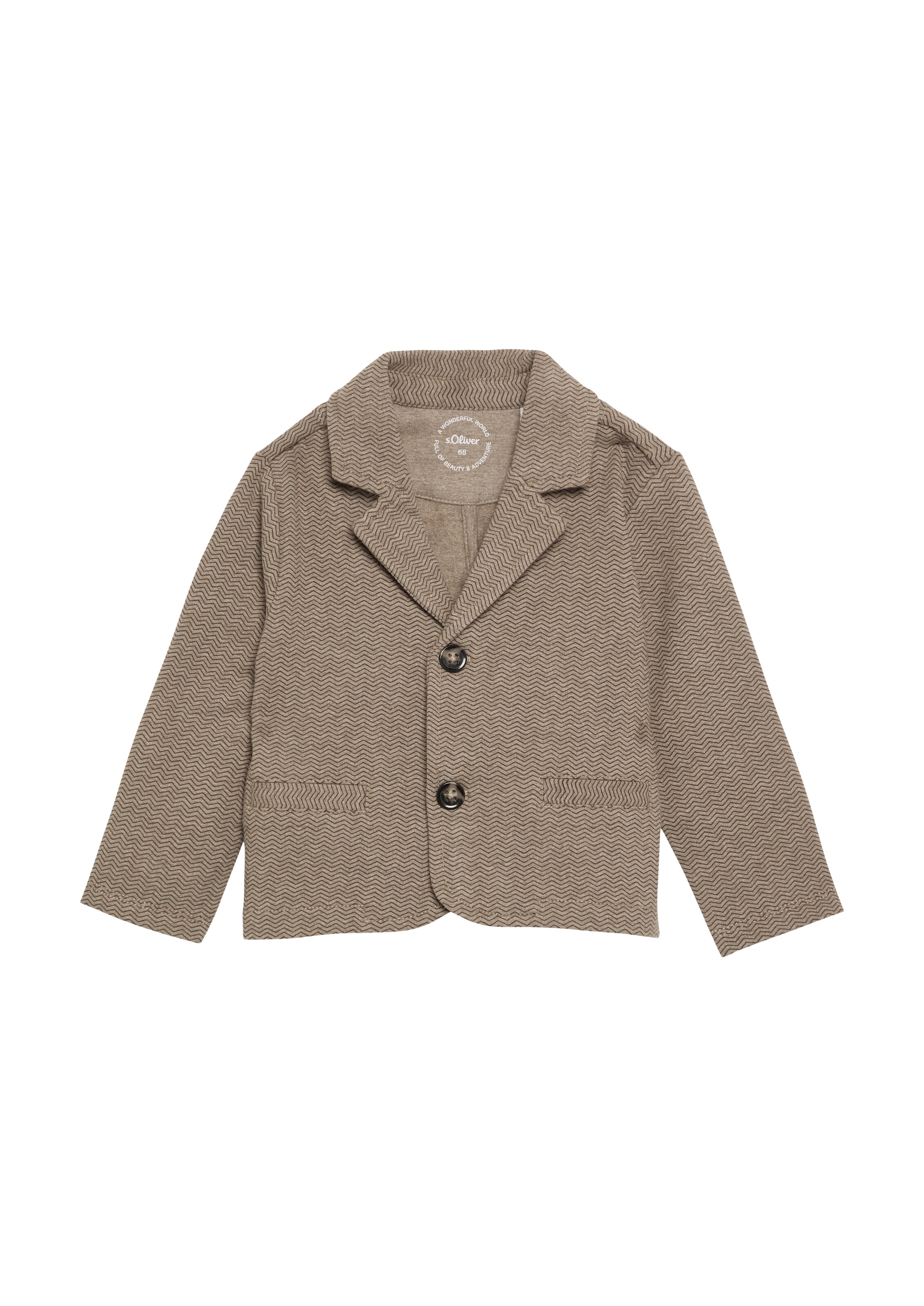 s.Oliver Sakko in Braun: Vorderseite