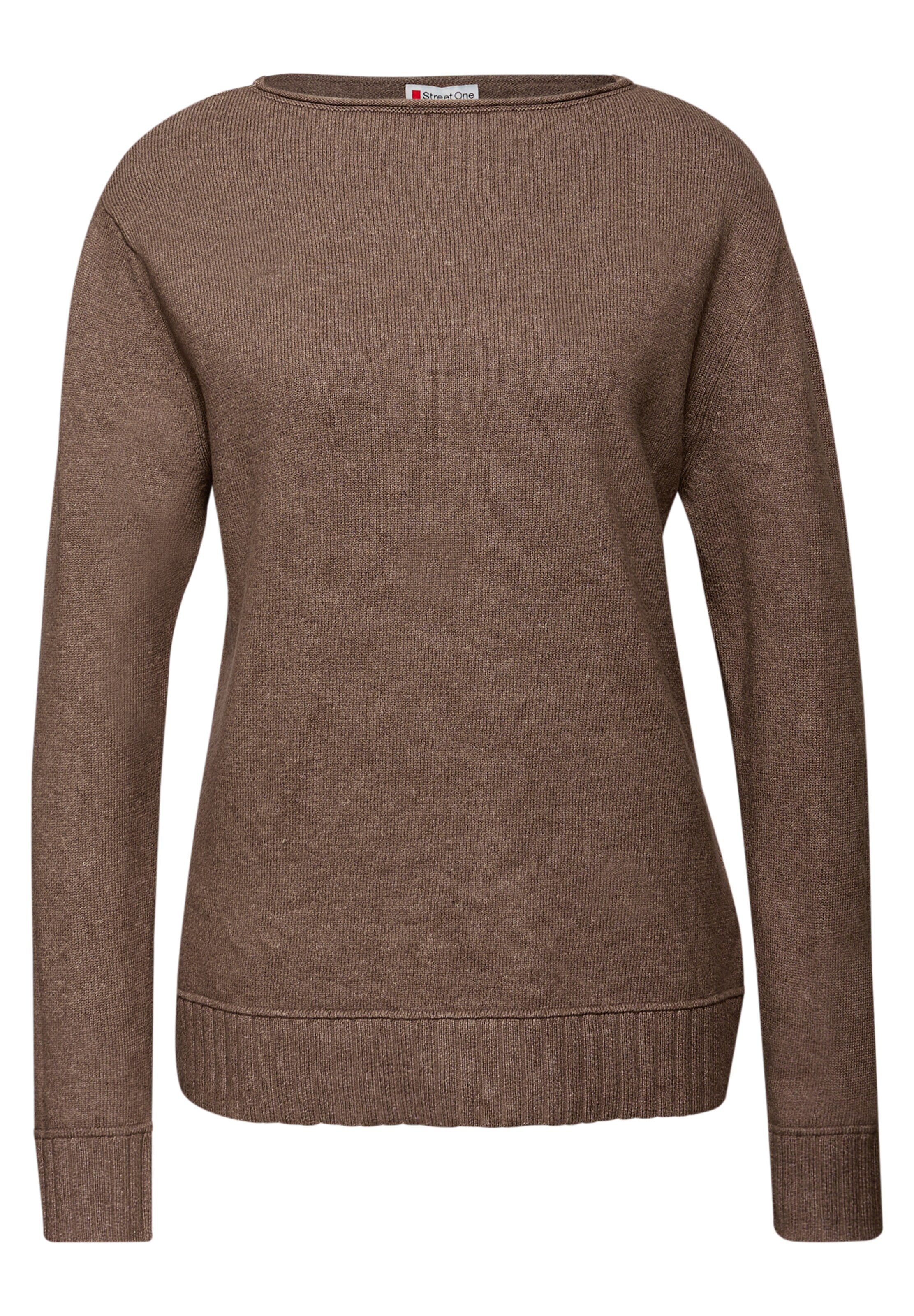 STREET ONE Pullover in Braun: Vorderseite