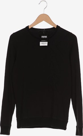 Karl Lagerfeld Sweatshirt & Zip-Up Hoodie in XS in Black: front