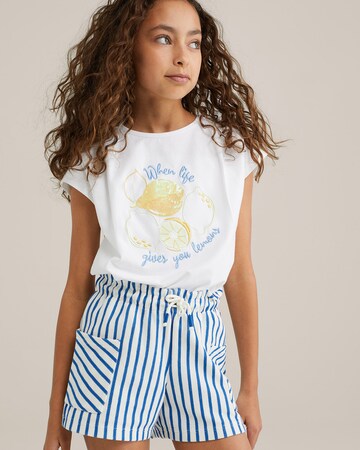 WE Fashion Top in Wit: voorkant
