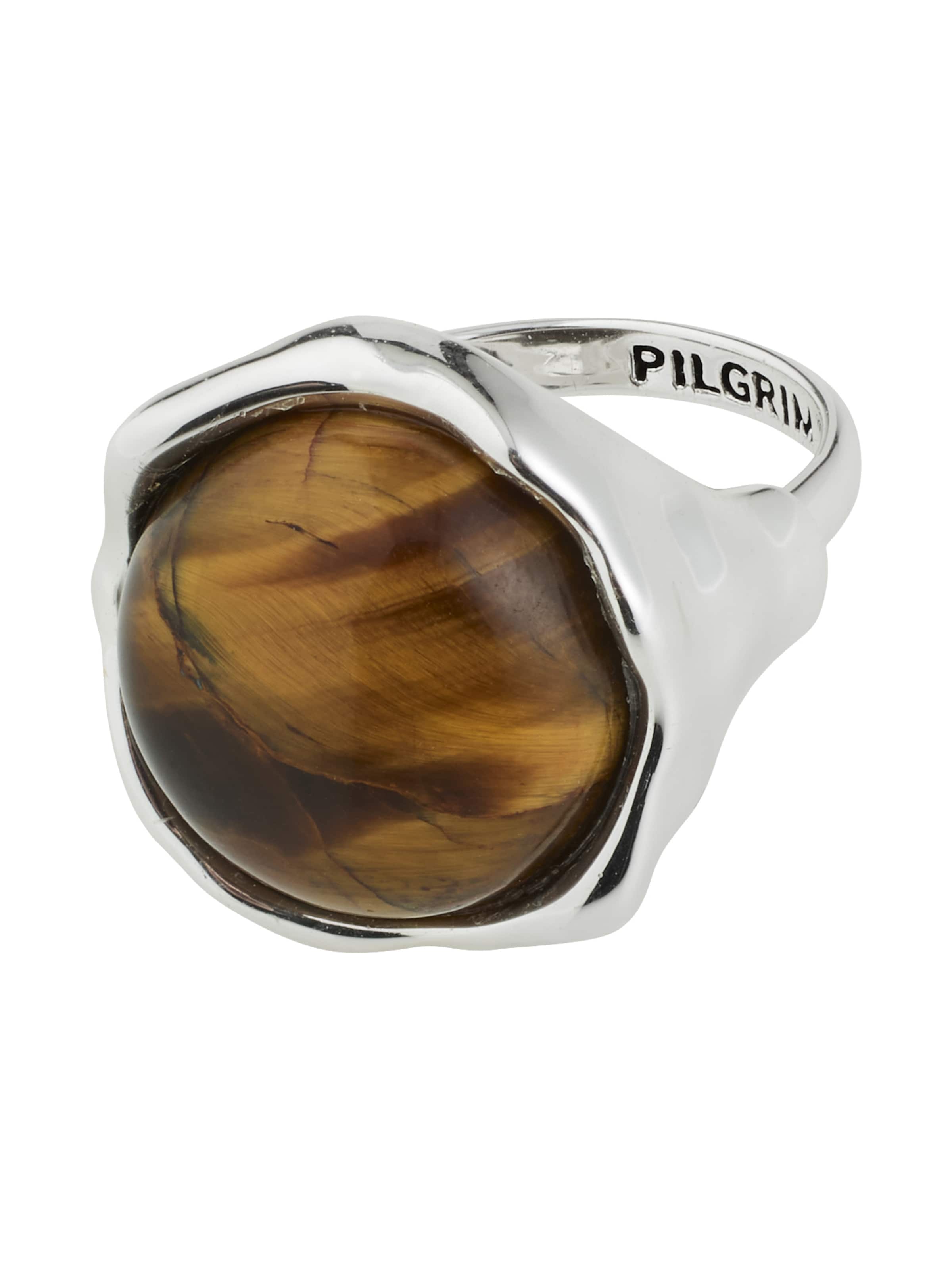 Pilgrim - Anel 'Sense' em prata: frente