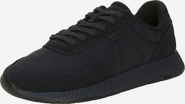 Sneaker bassa 'Titanium' di BOSS in blu: frontale