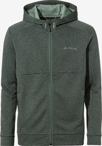 VAUDE Sports sweat jacket 'Neyland' in Green: front