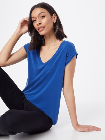 PIECES T-Shirt 'Kamala' in Blau: Vorderseite
